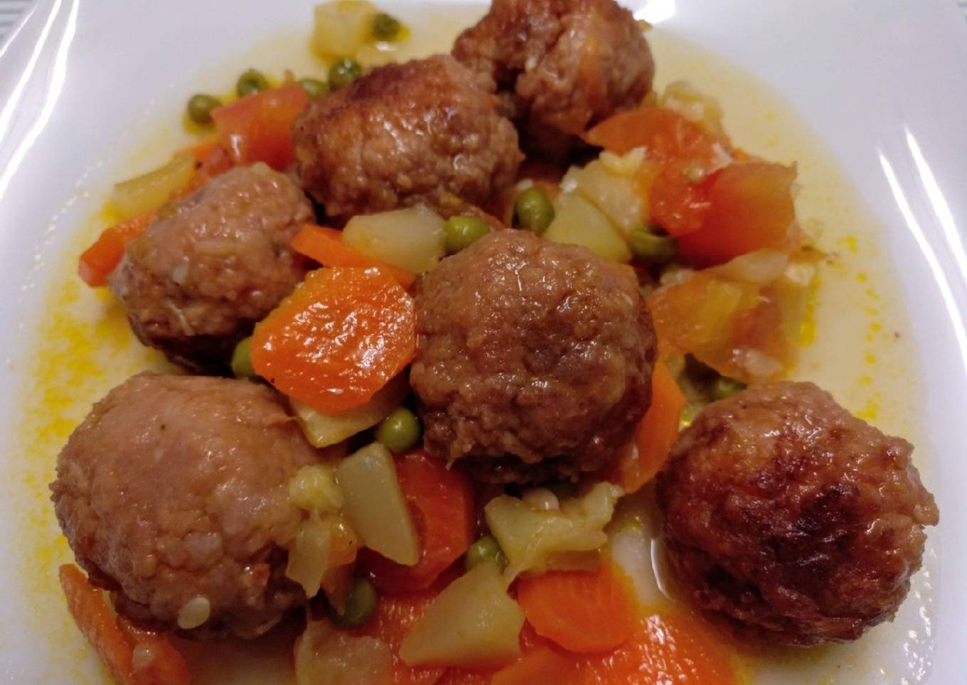 Albóndigas con verduras