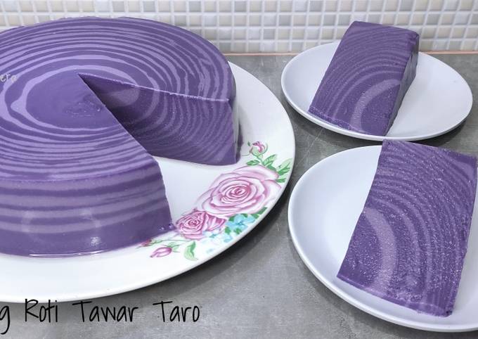 22. Pudding Roti Tawar Taro