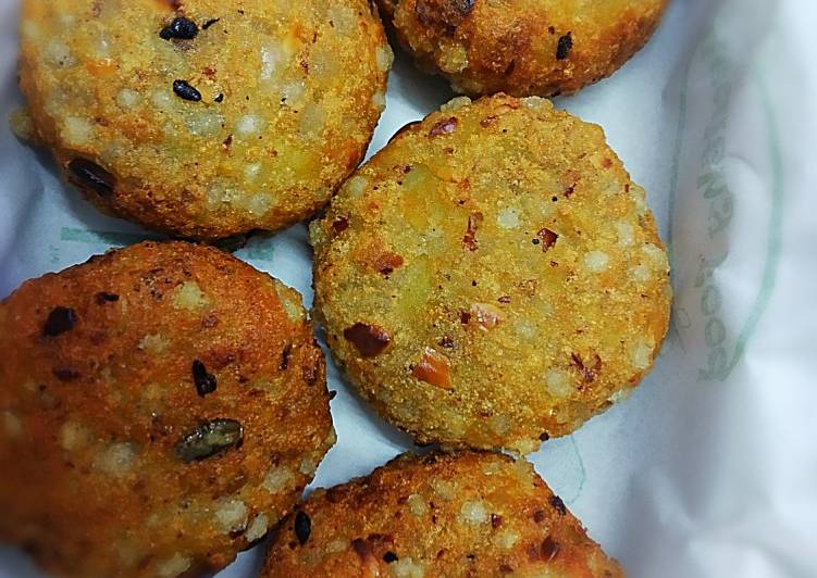 Sabudana Aloo and Peanut tikki