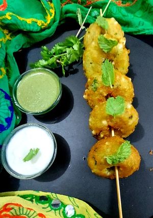 A picture of Hara bhara Sabudana Vada.
