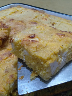 Una foto de Sopa paraguaya con polenta