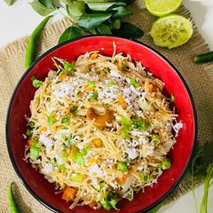 Semiya Vegetable Upma A picture of Semiya Vegetable Upma.