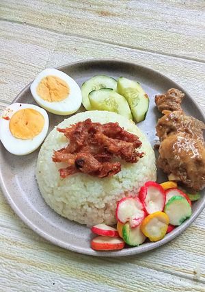 Foto resep Nasi lemak Malaysia