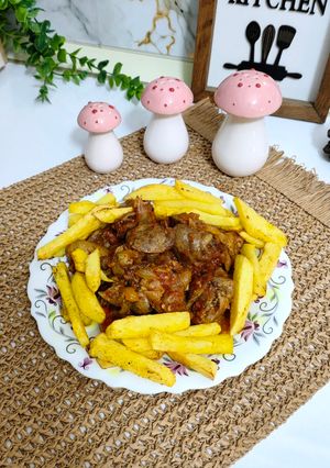 عکسی از دستور خوراک دل و جگر