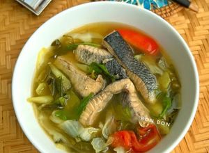 Hình của món Canh Chua Lườn Cá Cờ.