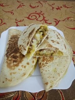 صورة لوصفة شاورما منزلية يا عيني على البنة