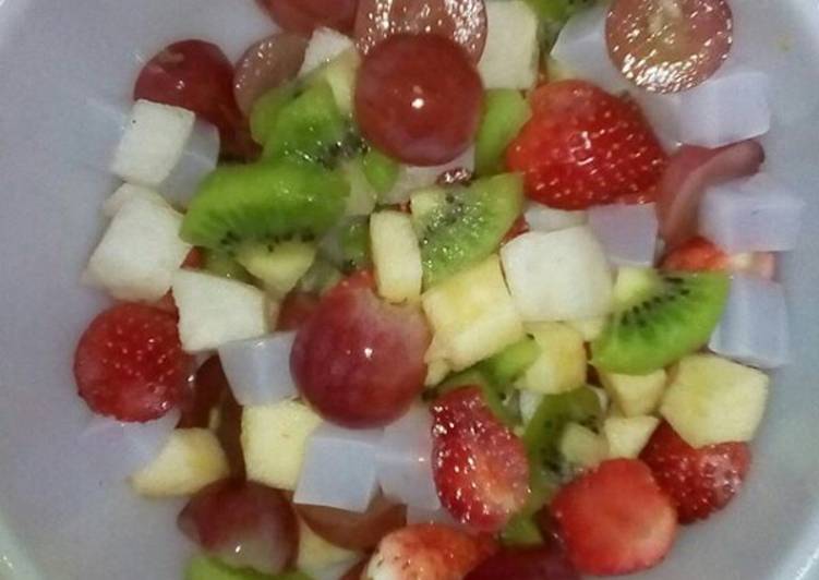 Resep Fruit Salad dressing yogurt Lezat