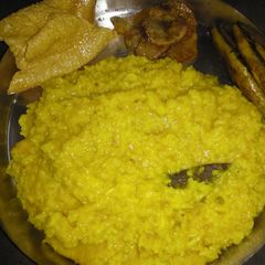 Mung Dal khichdi A picture of Mung Dal khichdi.