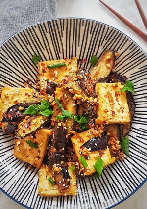 A picture of Eggplant & tofu.