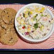Ensalada de atún con choclo para picoteo