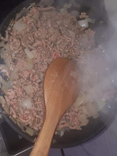 Una foto de Tortilla de carne y queso