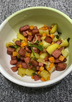 Foto resep Sautee vegetable luncheon simpel!