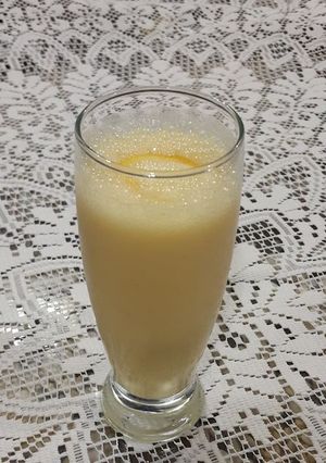 Una foto de Licuado de damasco y naranja