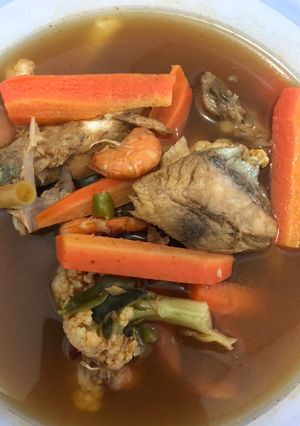 Foto resep Tom Yam/Tom Yum Ikan Kakap & Udang