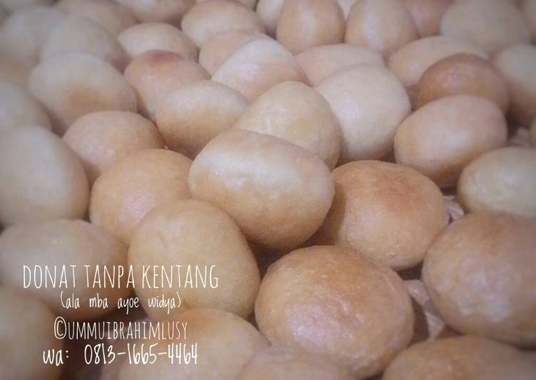 Langkah Mudah untuk  Resep Dasar : Donat Tanpa Kentang ala Mba Ayoe Widya Anti Gagal