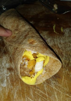 Una foto de Wrap de nuggets 🌯