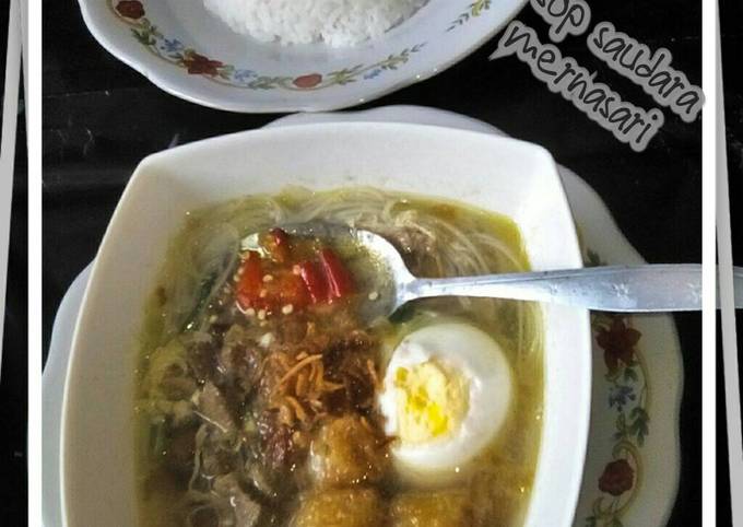 Resep Sop Saudara Khas Makassar Oleh Dapur Mba Mer A Ka Merna Kitchen