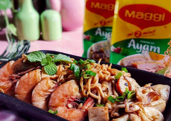 Foto utama resipi Maggi goreng seafood
