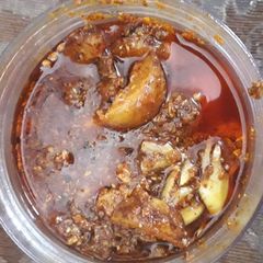 A picture of Amla pickle.