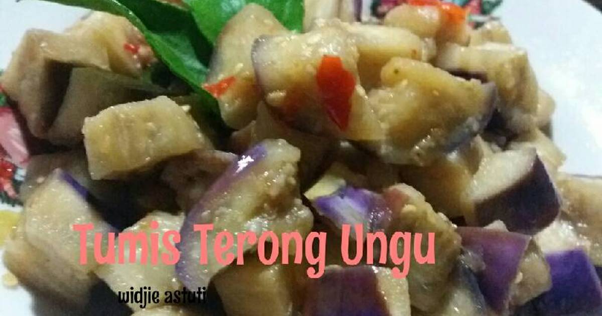 Resep Tumis Terong Ungu Sederhana Oleh Widjie Astuti Cookpad