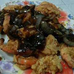 รูปของ Udang gortep saus lada hitam