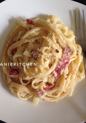Foto resep Fettuccini Carbonara