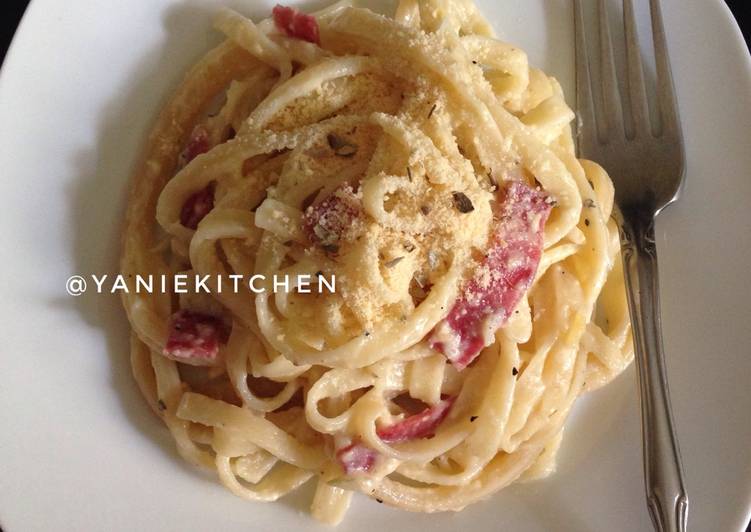 Langkah Mudah untuk Membuat Fettuccini Carbonara Anti Gagal