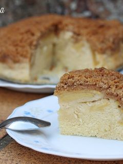 Una foto de Tarta de manzana Streusel