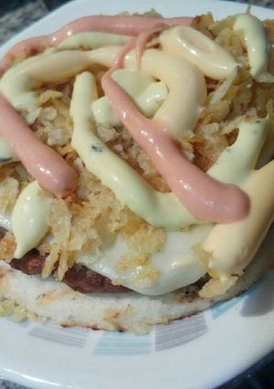 Una foto de Arepaburguer