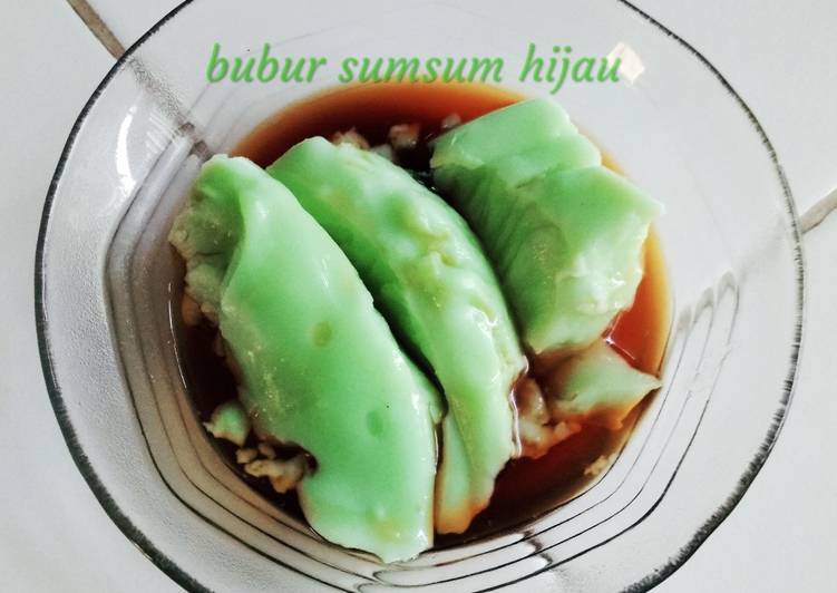 Bubur sumsum hijau