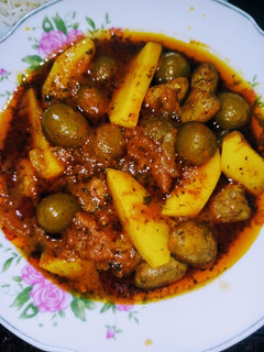 عکسی از دستور خورشت گوجه سبز