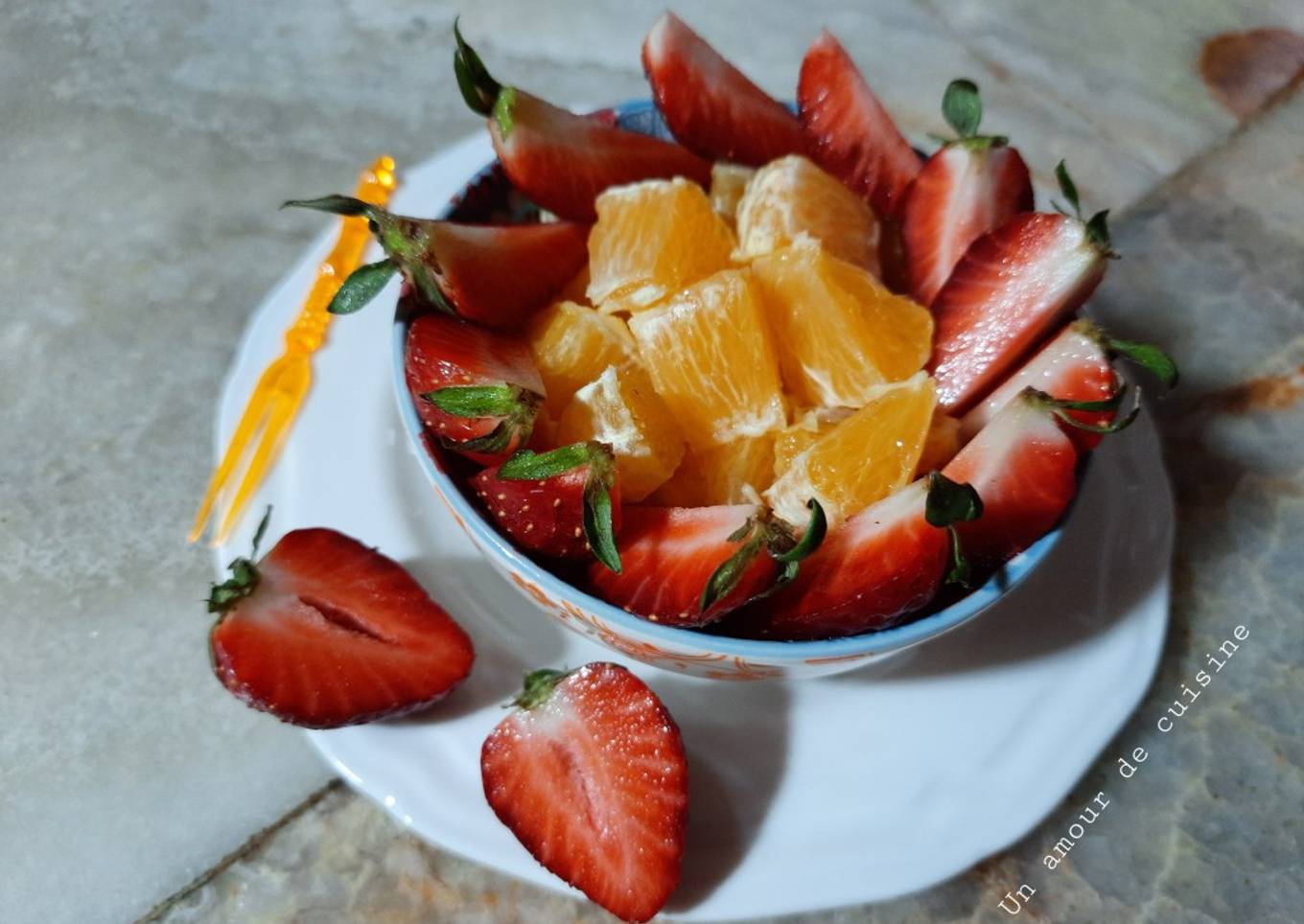 Bowl healthy orange fraise 🥣