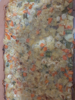 Una foto de Pastel de verduras variadas