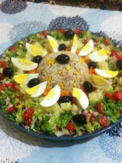 صورة لوصفة سلطة مغربية