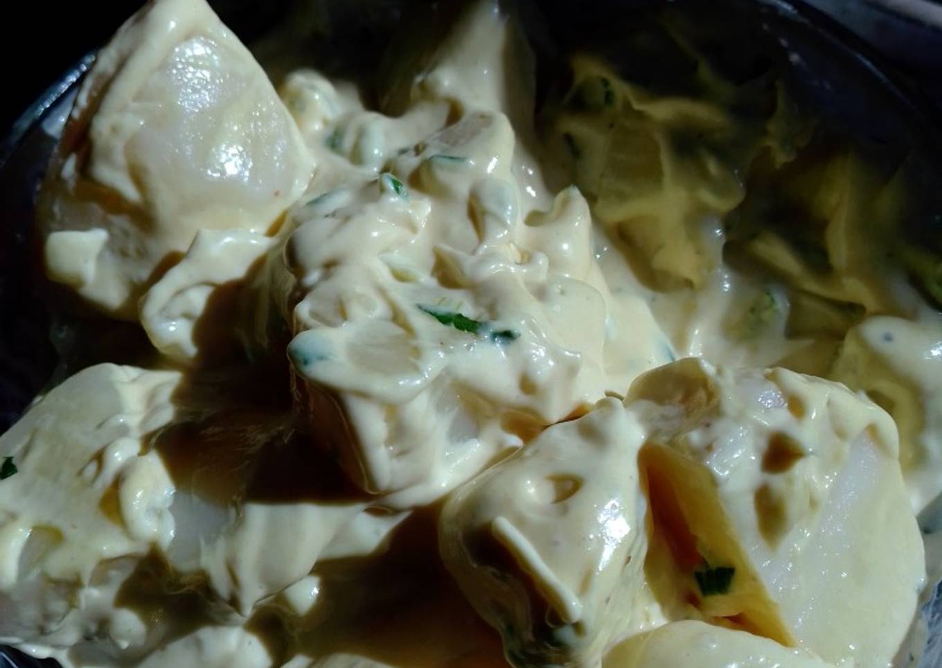 Ensalada de papas a la mostaza