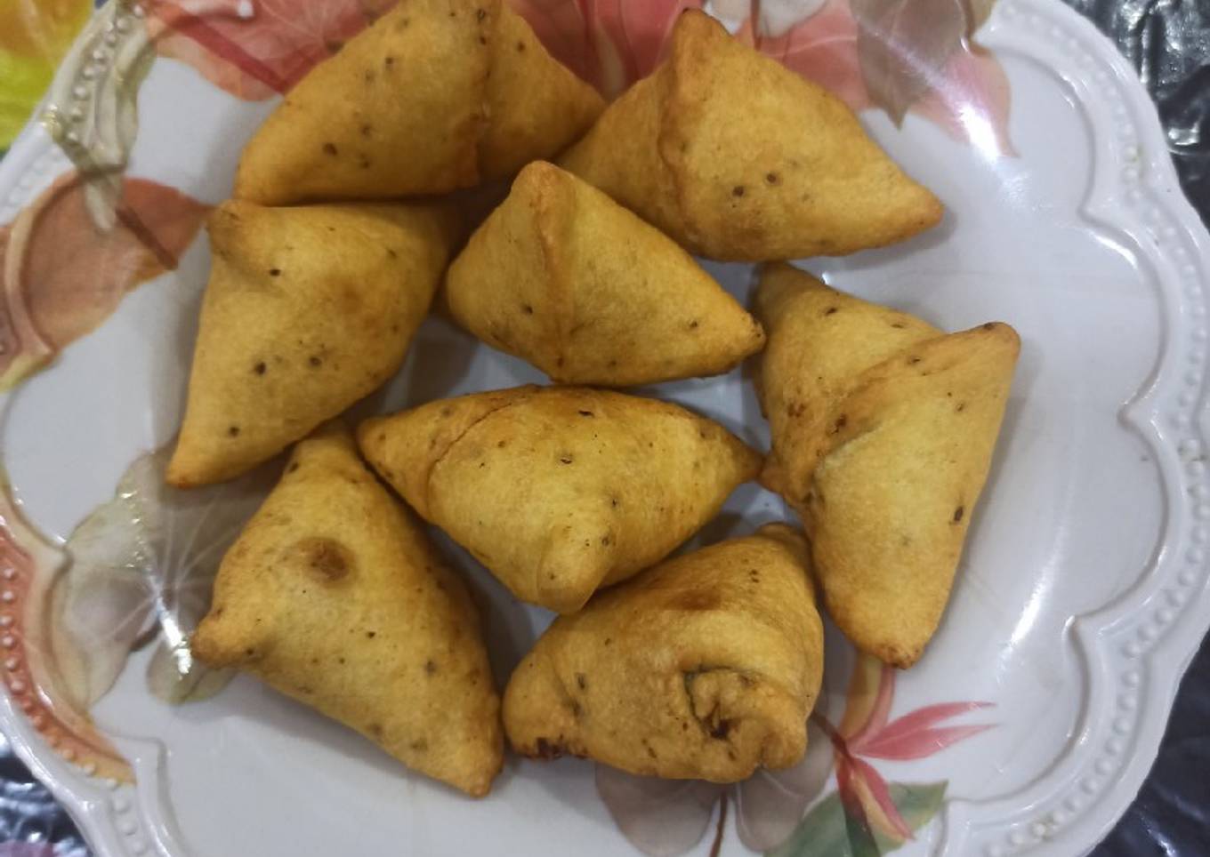 Mini dry samosa