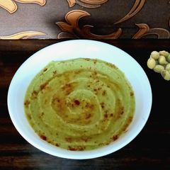 A picture of Green Chickpeas Humus.