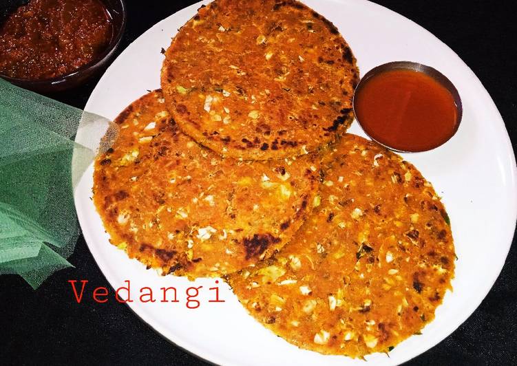 Cabbage &amp; Carrot Paratha