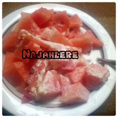 Watermelon and milk A picture of Watermelon and milk.