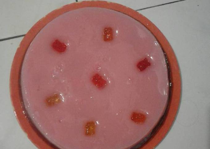 Resep Puding jeli 2 rasa oleh Disah Alya Nabila - Cookpad