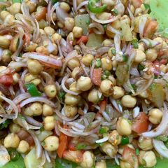 My style of chana chaat A picture of My style of chana chaat.
