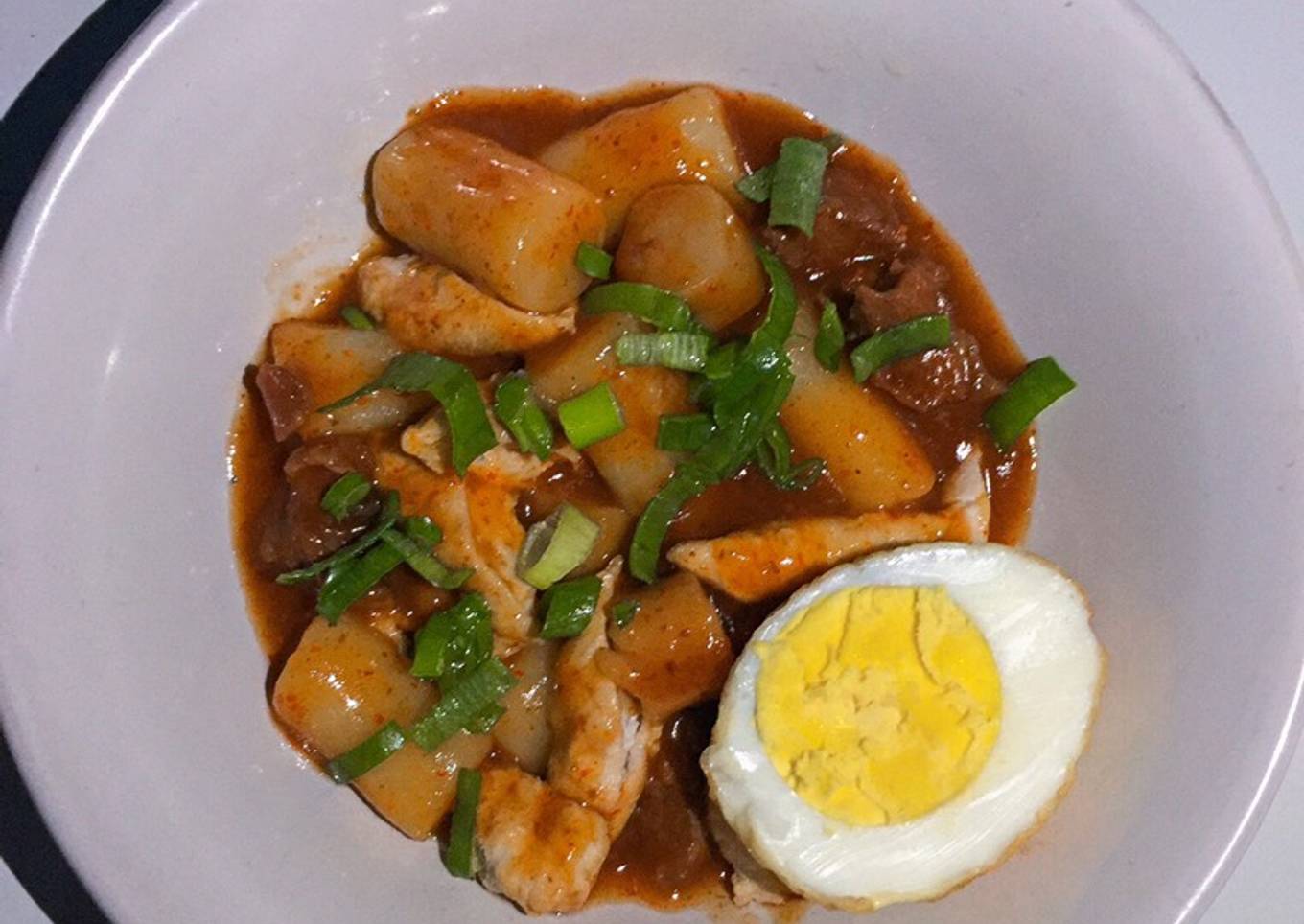 Tteokbokki Pedas simple