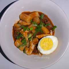 รูปของ Tteokbokki Pedas simple