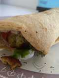 Pita de falafel