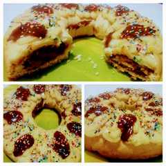 Una foto de Rosca de Pascua rellena