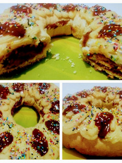 Una foto de Rosca de Pascua rellena