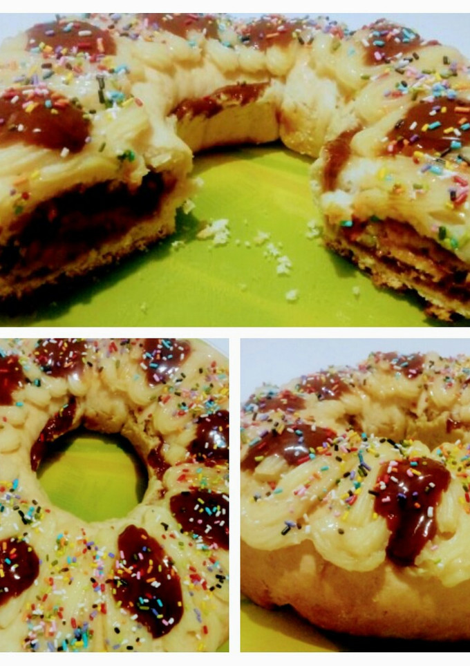 Una foto de Rosca de Pascua rellena