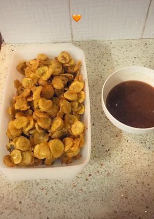 A picture of Plantain bhajia.