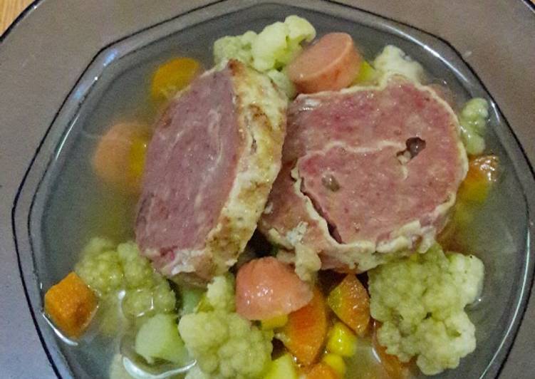 Sop Rolade Sapi bumbu rempah