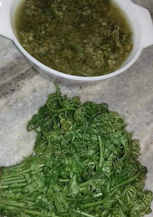 ঢেঁকি শাক দিয়ে মুসুর ডাল(dheki shak diye musur dal recipe in Bengali) রেসিপির প্রধান ছবি